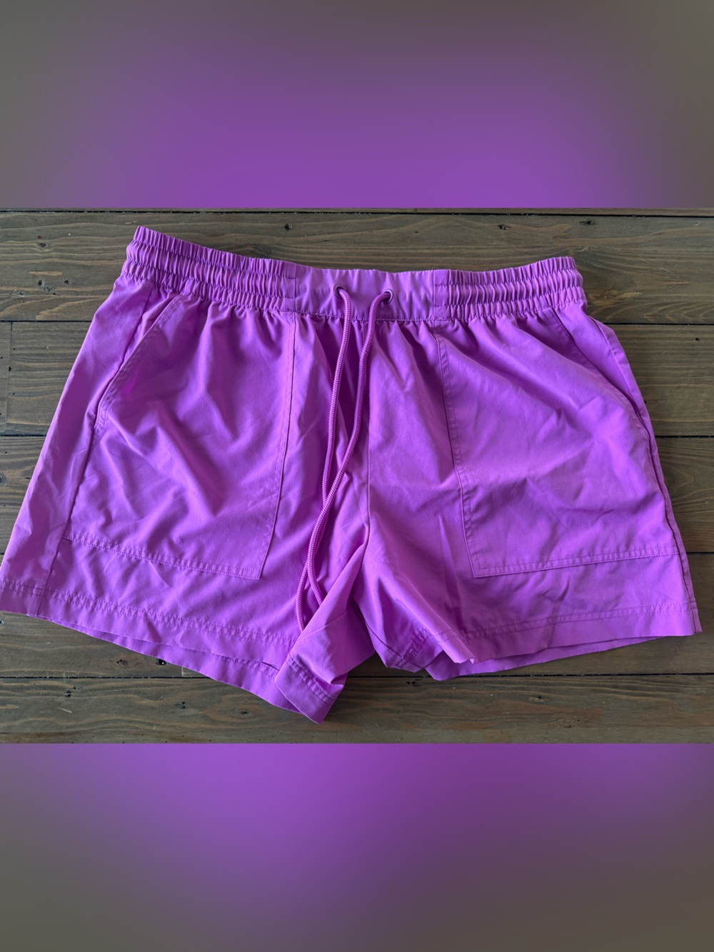 Lou & Grey Purple Shorts Large